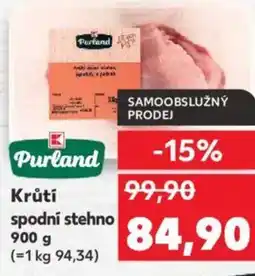 Kaufland Krůtí spodní stehno nabídka