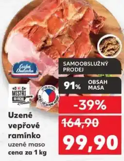 Kaufland Uzené vepřové ramínko uzené maso nabídka