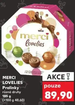 Kaufland MERCI LOVELIES Pralinky nabídka
