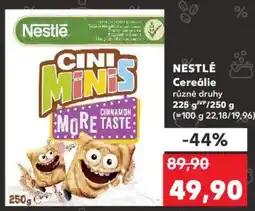 Kaufland NESTLÉ Cereálie nabídka