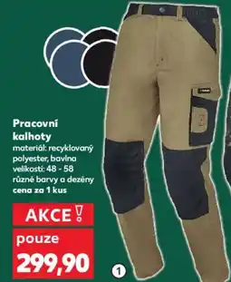 Kaufland Pracovni kalhoty nabídka