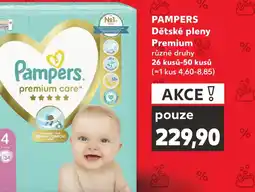 Kaufland PAMPERS Dětské pleny Premium nabídka