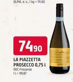 Trefa LA PIAZZETTA PROSECCO 0,75 l nabídka