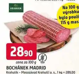 Trefa BOCHÁNEK MADRID 100 g nabídka