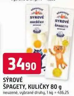 Trefa SÝROVÉ ŠPAGETY, KULIČKY 80 g nabídka