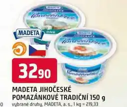 Trefa MADETA JIHOČESKÉ POMAZÁNKOVÉ TRADIČNÍ 150 g vybrané druhy nabídka