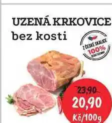 RABBIT řeznictví UZENÁ KRKOVICE bez kosti 100g nabídka