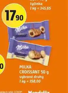 Trefa MILKA CROISSANT 50 g nabídka