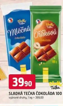 Trefa SLADKÁ TEČKA ČOKOLÁDA 100 g nabídka