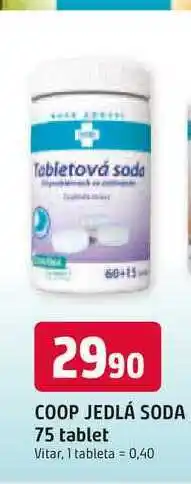 Trefa COOP JEDLÁ SODA 75 tablet nabídka