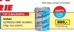 Ráj drogerie Izoban syntetický nátěr na beton, 5 kg, více odstínů nabídka