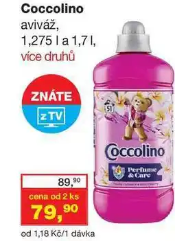 Ráj drogerie Coccolino aviváž, 1,275l nabídka