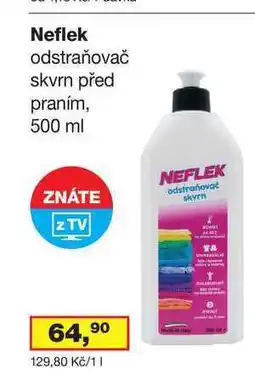 Ráj drogerie Neflek odstraňovač skvrn před praním, 500 ml nabídka