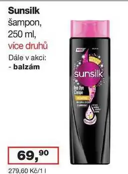 Ráj drogerie Sunsilk Šampon, 250 ml, více druhů nabídka