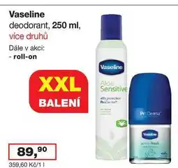 Ráj drogerie Vaseline deodorant, 250 ml, více druhů nabídka
