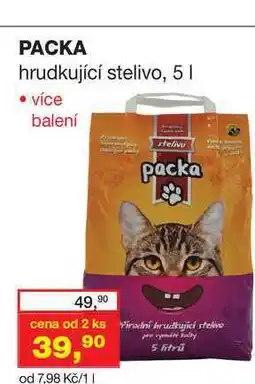 Ráj drogerie PACKA hrudkující stelivo, 5l nabídka