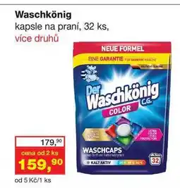Ráj drogerie Waschkönig kapsle na praní, 32 ks, více druhů nabídka