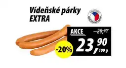 ZEMAN Vídeňské párky EXTRA, 100 g nabídka