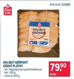 Makro HALIBUT GRÓNSKÝ UZENÝ PLÁTKY nabídka