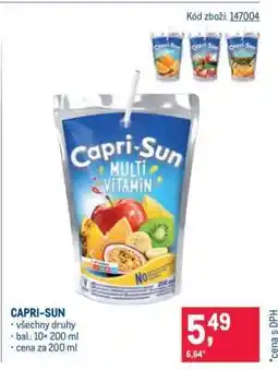 Makro Capri Sun nabídka