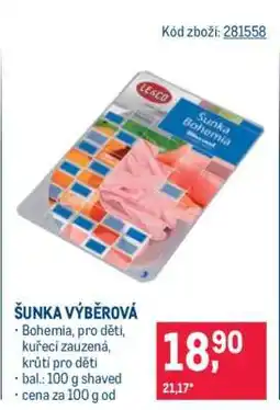 Makro Šunka výběrová ∙ nabídka