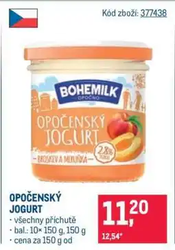 Makro Opočenský jogurt nabídka