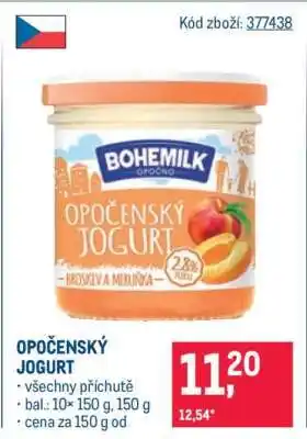 Makro Opočenský jogurt nabídka