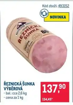 Makro Řeznická šunka výběrová nabídka