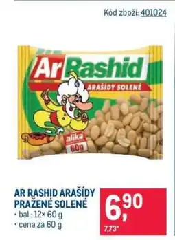 Makro Ar Rashid arašídy pražené solené nabídka