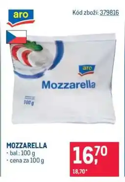 Makro Mozzarella nabídka