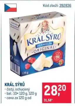 Makro Král sýrů nabídka