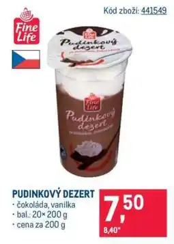 Makro PUDINKOVÝ DEZERT nabídka