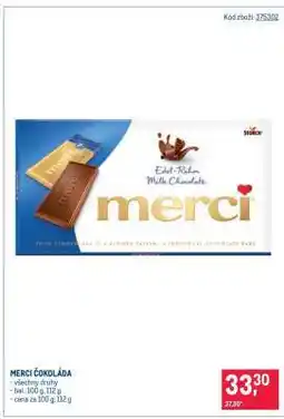 Makro Merci Čokoláda nabídka