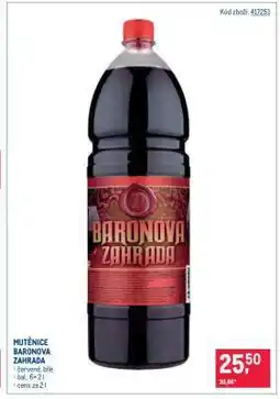 Makro Baronova zahrada nabídka