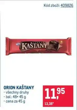 Makro Orion Kaštany nabídka