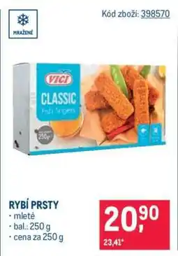 Makro Rybí prsty nabídka