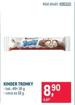 Makro Kinder Tronky nabídka
