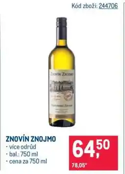 Makro Znovín Znojmo nabídka