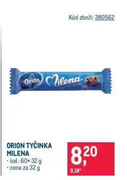 Makro Orion tyčinka Milena nabídka