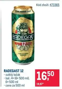 Makro RADEGAST 12 nabídka