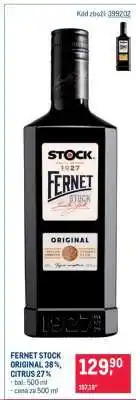 Makro Fernet Stock Original 38 %, Citrus 27 % nabídka