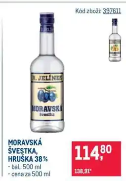 Makro MORAVSKÁ ŠVESTKA, HRUŠKA 38 % nabídka