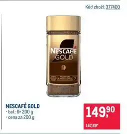Makro Nescafé Gold nabídka