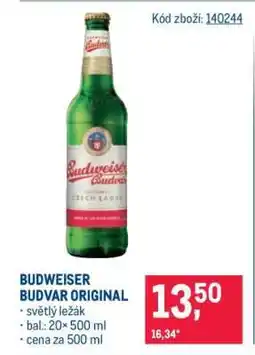 Makro Budweiser Budvar original nabídka