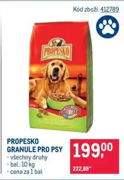 Makro Propesko granule pro psy nabídka