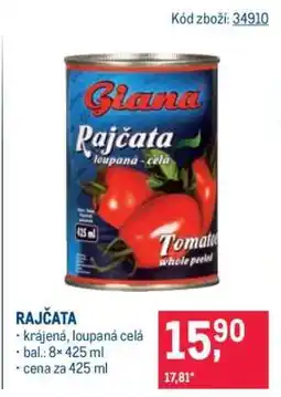 Makro Rajčata nabídka