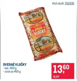Makro Ovesné vločky nabídka