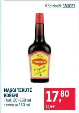 Makro Maggi Tekuté koření nabídka