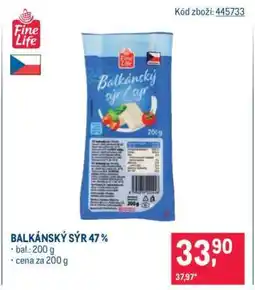 Makro BALKÁNSKÝ SÝR 47 % nabídka