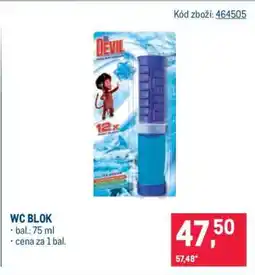 Makro WC blok nabídka